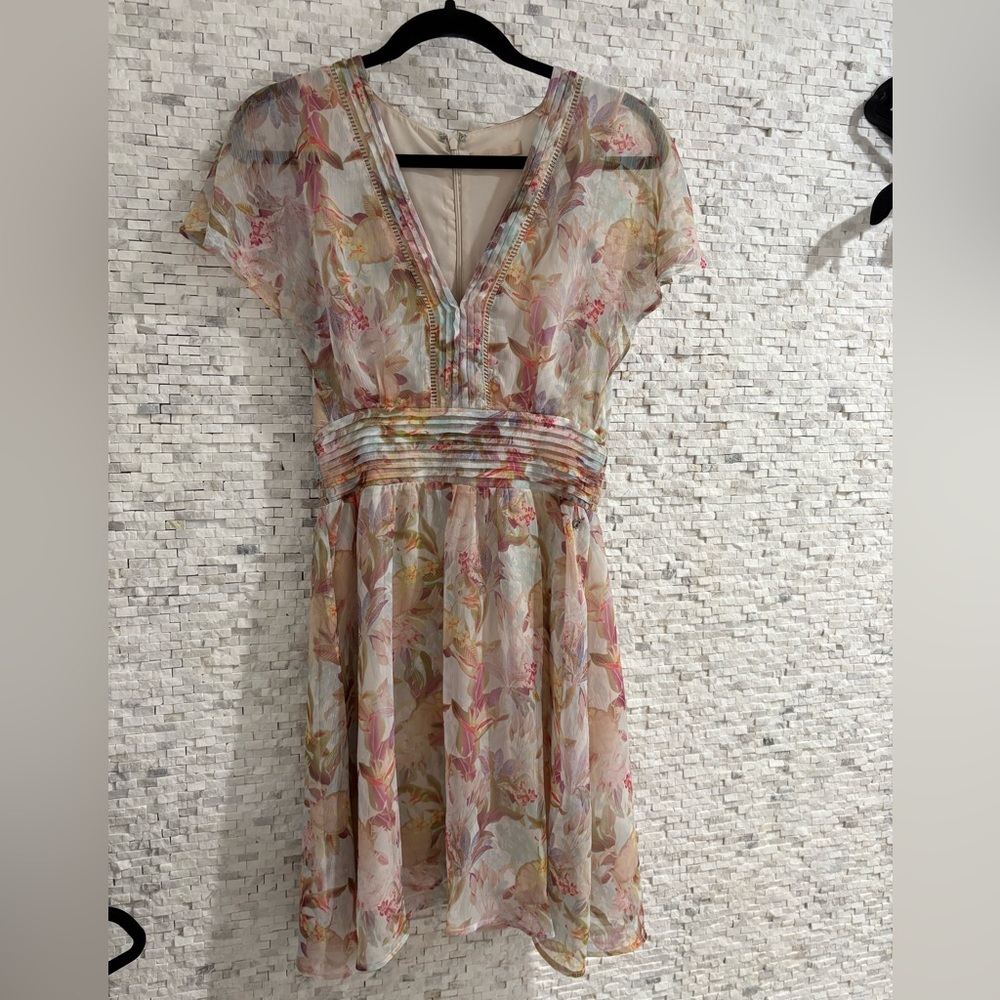 Guess Multicolor Floral Maxi Dress